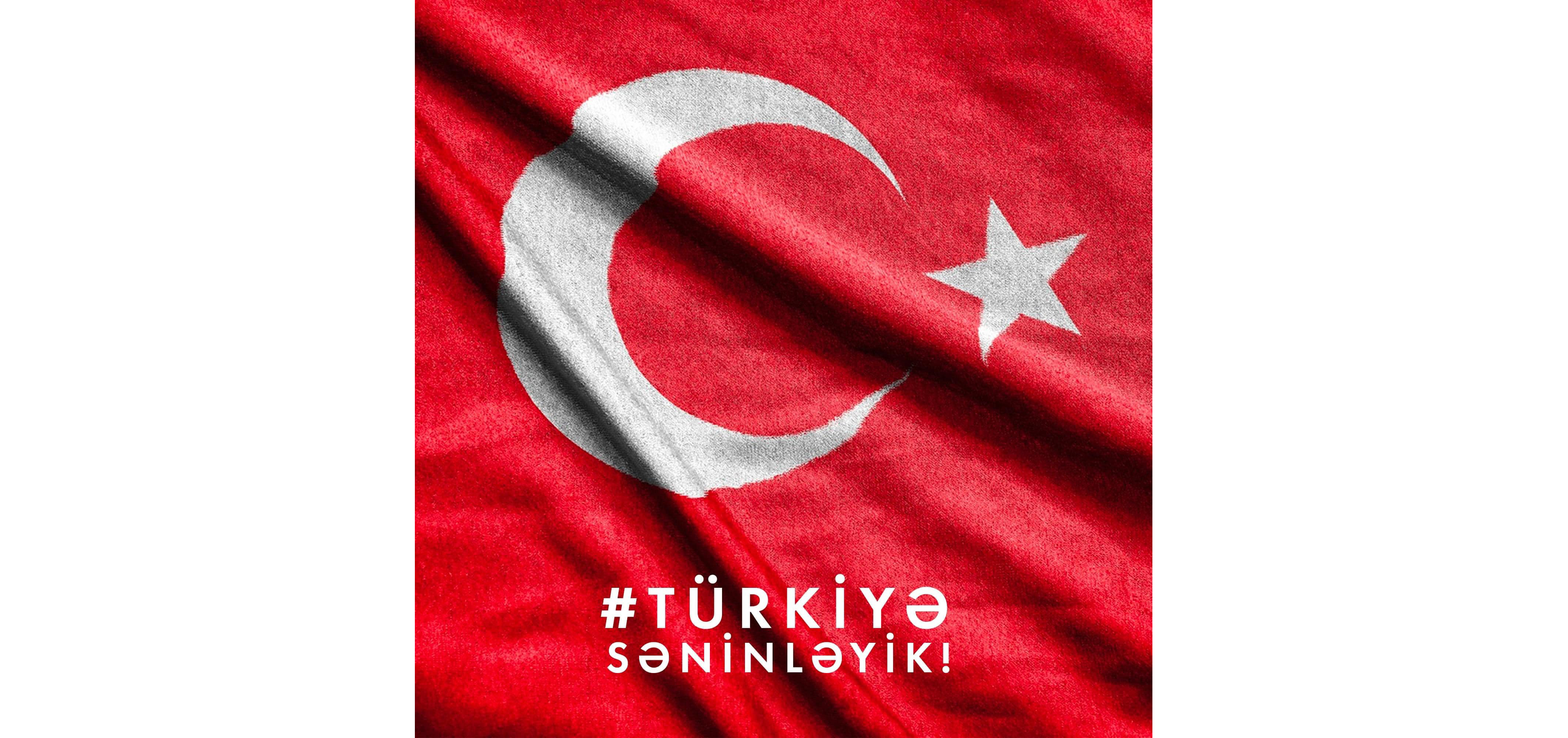 Ədliyyə işçilərindən və hakimlərdən qardaş Türkiyəyə dəstək