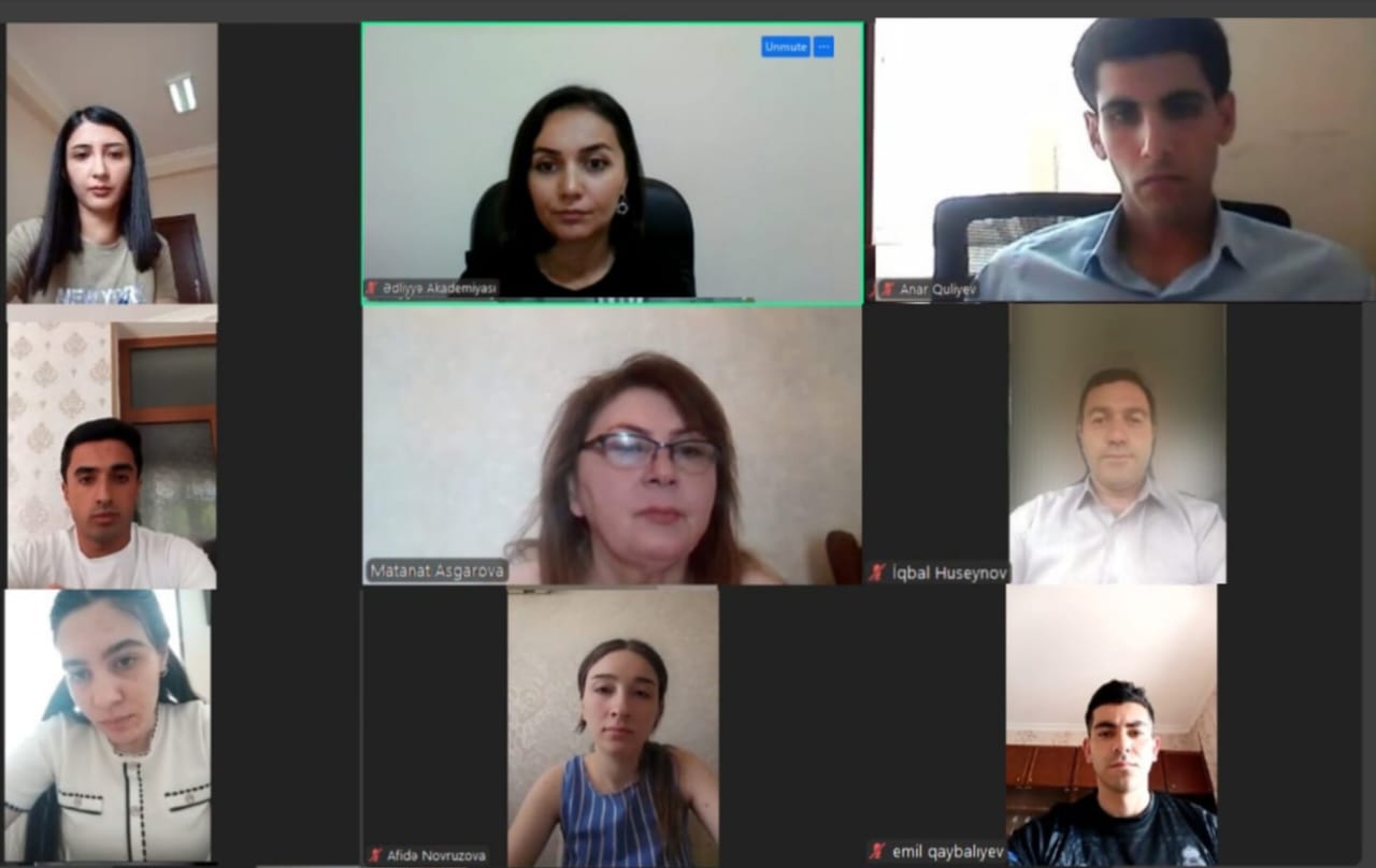 Naxçıvan Muxtar Respublikası Ədliyyə Nazirliyinə qulluğa qəbulla bağlı müsahibədə uğur qazanmış namizədlərin distant formada keçirilən icbari təliminə yekun vurulub