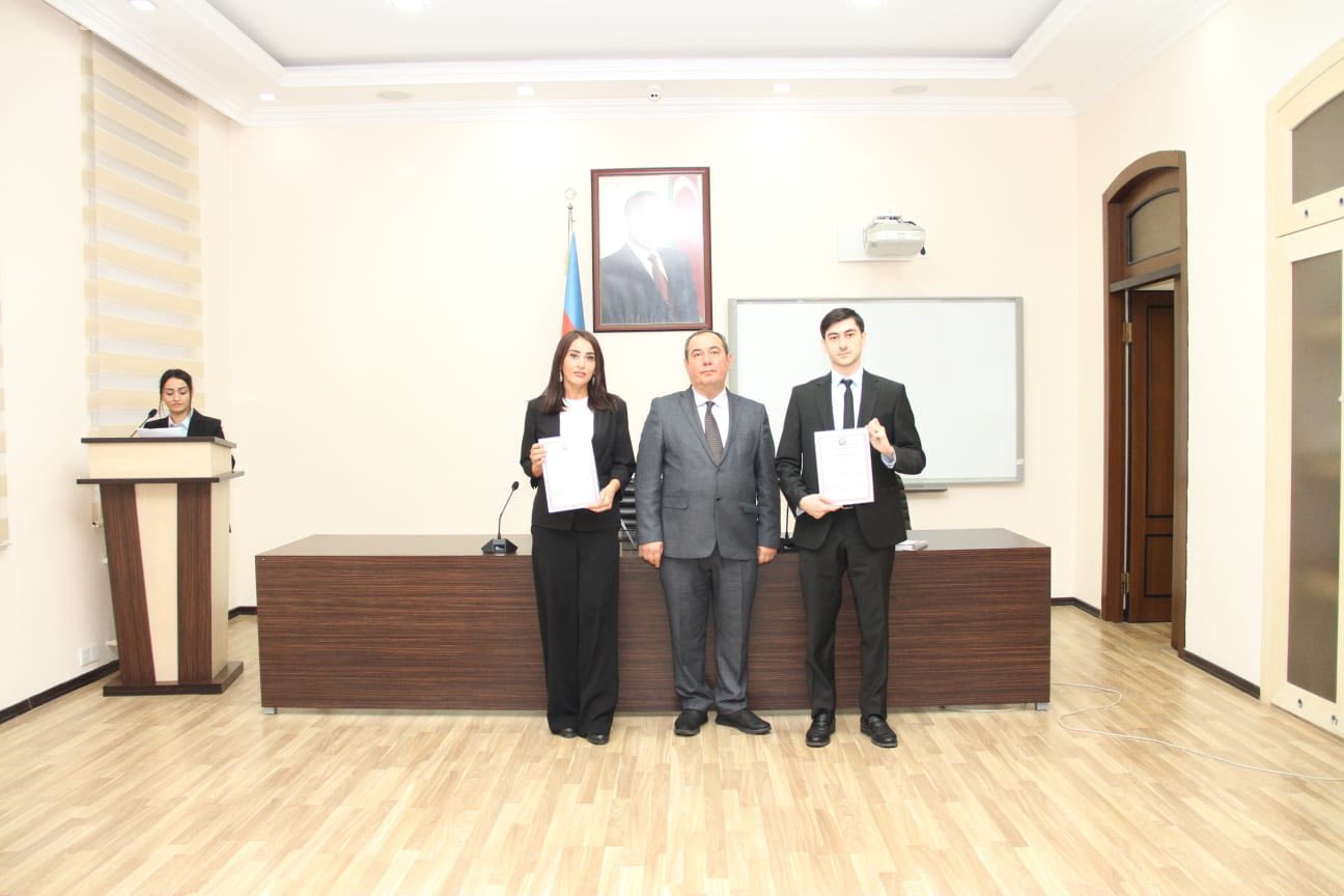 Ədliyyə Akademiyasında dövlət qurumlarının əməkdaşlarının peşə hazırlığının artırılması məqsədilə keçirilən ixtisasartırma proqramı uğurla başa çatıb